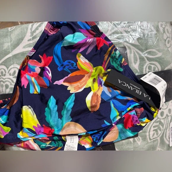 🎉LAST PIECE🎉LA BLANCA By The Sea High-Rise Swimsuit Bottom - Picture 5 of 6